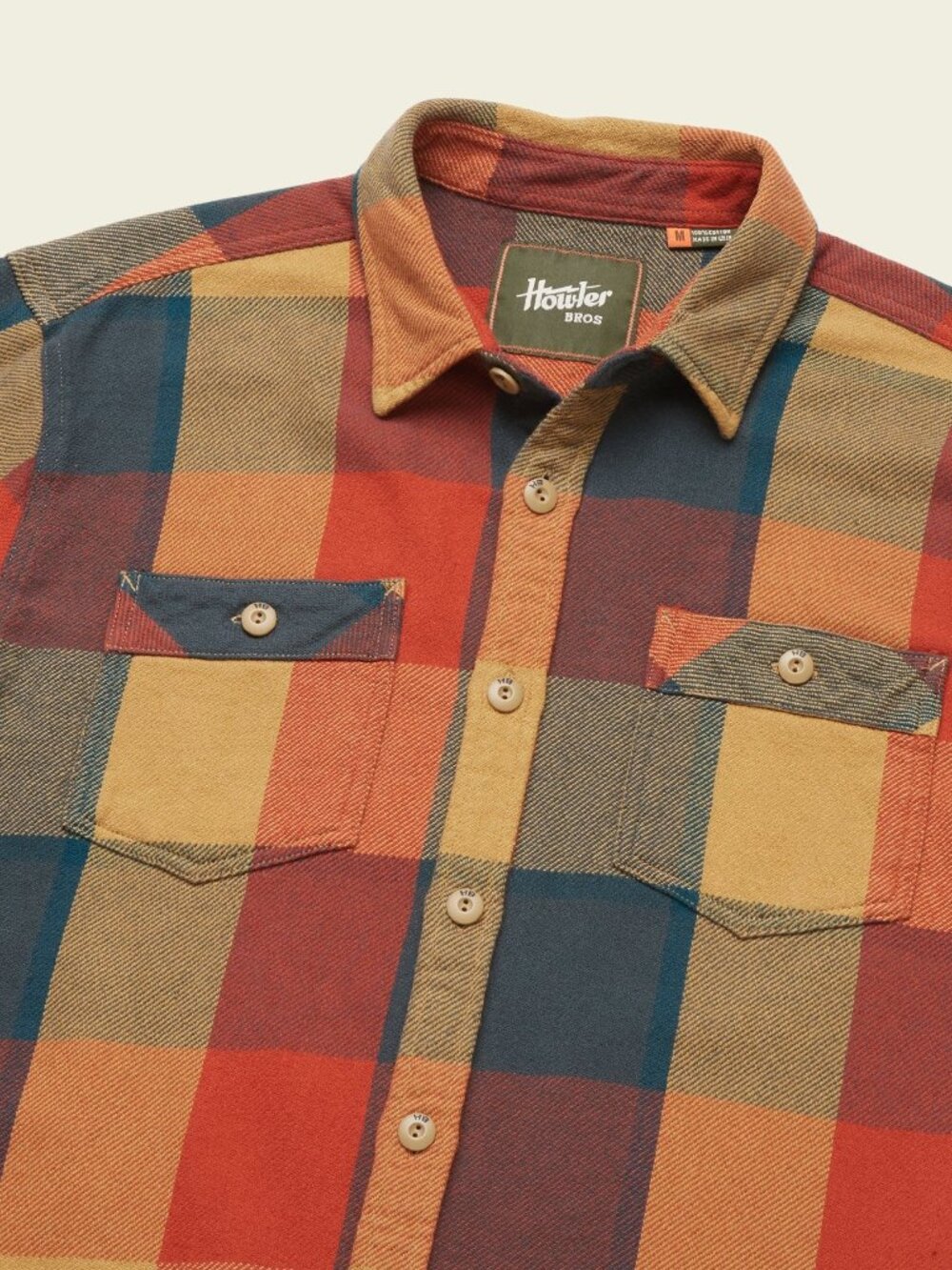 Howler Bros Rodanthe Blanket Flannel - Riddell Plaid : Northwoods (M)